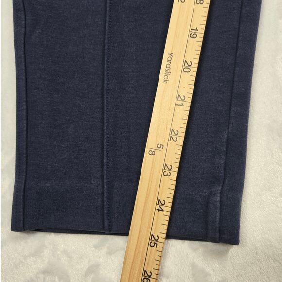 Everlane The Dream Pant M (28x24.5) Blue High Rise Front Seam Sweatpants Stretch - Picture 4 of 10